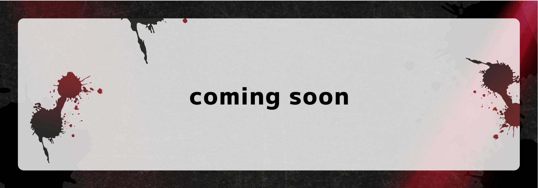coming soon