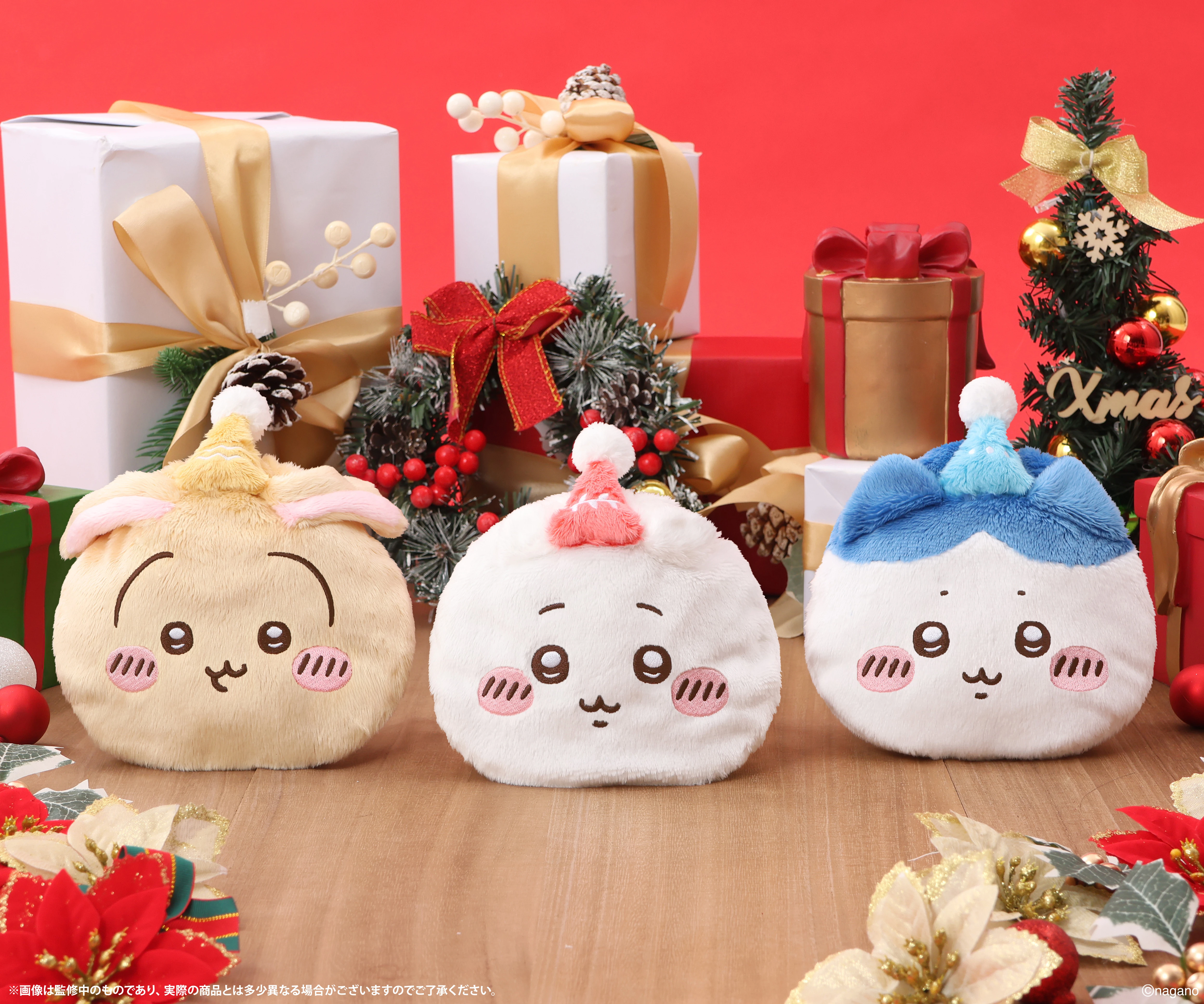ちいかわクリスマスマーケット キャンディ入り巾着ポーチ（うさぎ） 商品画像5