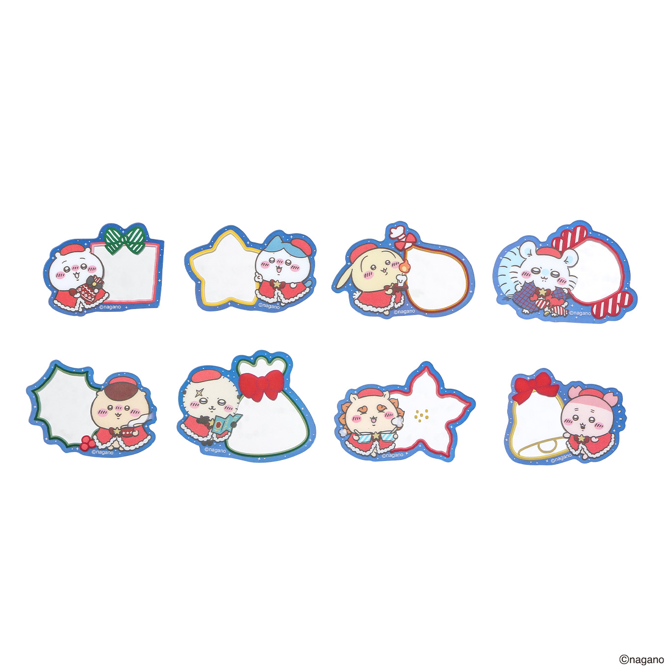 フ*ェ様 クリスマスマーケット オーダー不可✩.*˚ワイヤークラフト ちいかわクリスマスマーケット トレーディングミラーステッカー(全8種