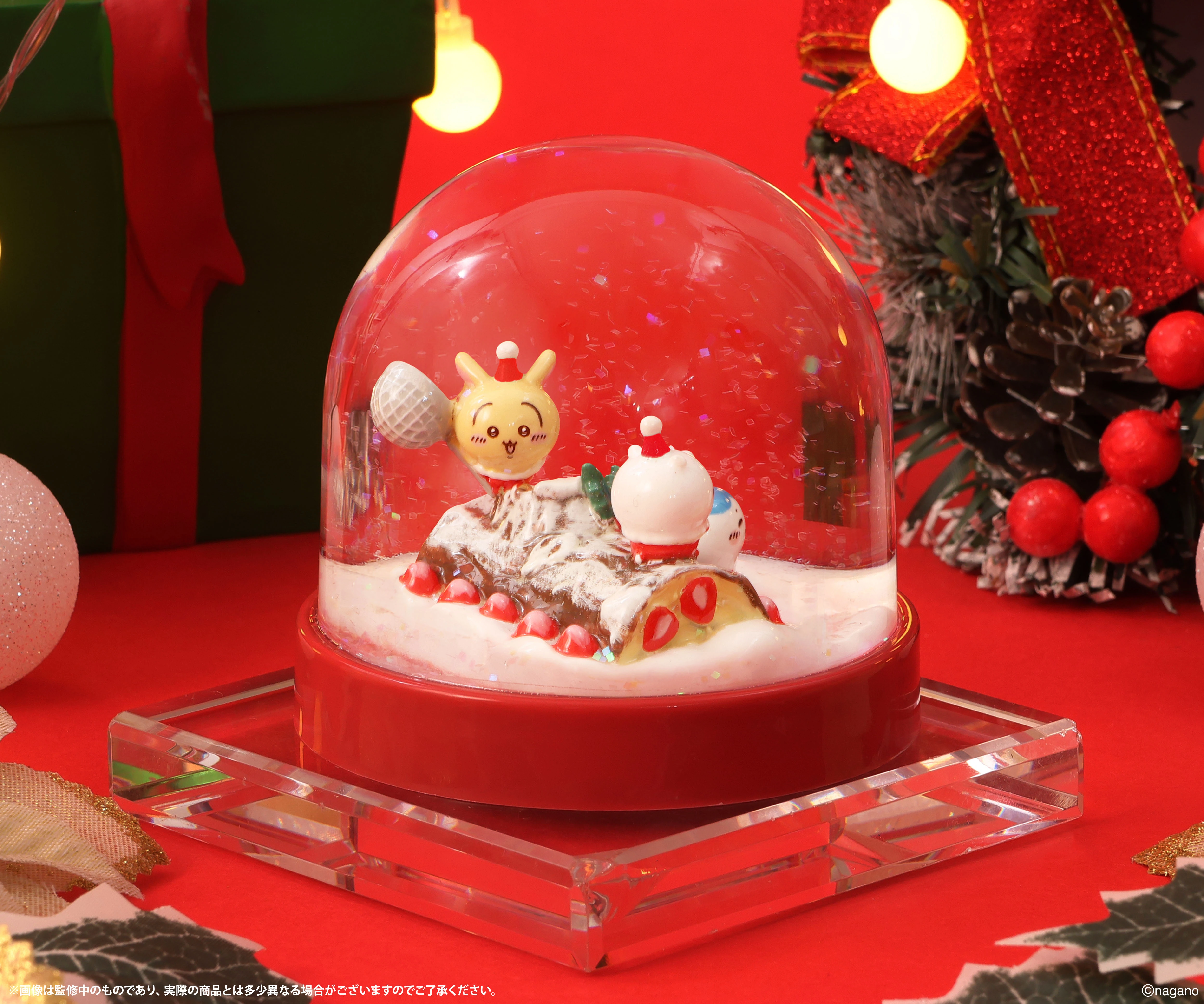 ちいかわクリスマスマーケット ブッシュドノエルなスノードーム 商品画像7