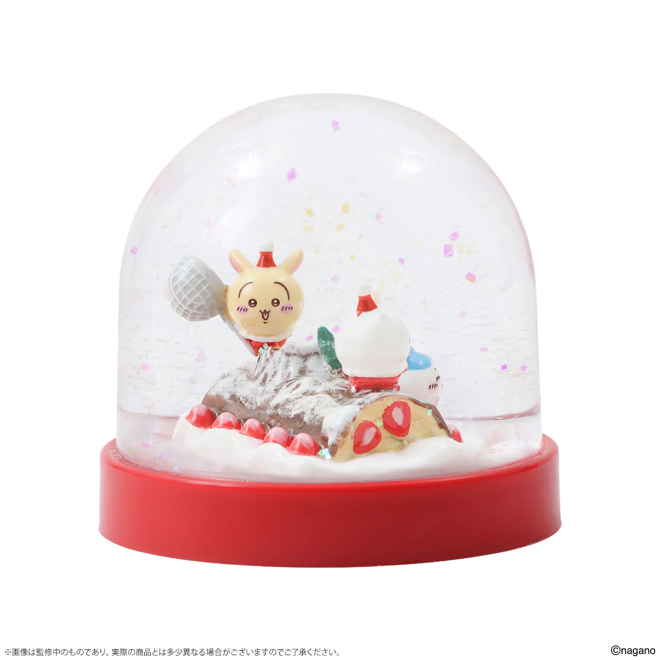 ちいかわクリスマスマーケット ブッシュドノエルなスノードーム 商品画像3