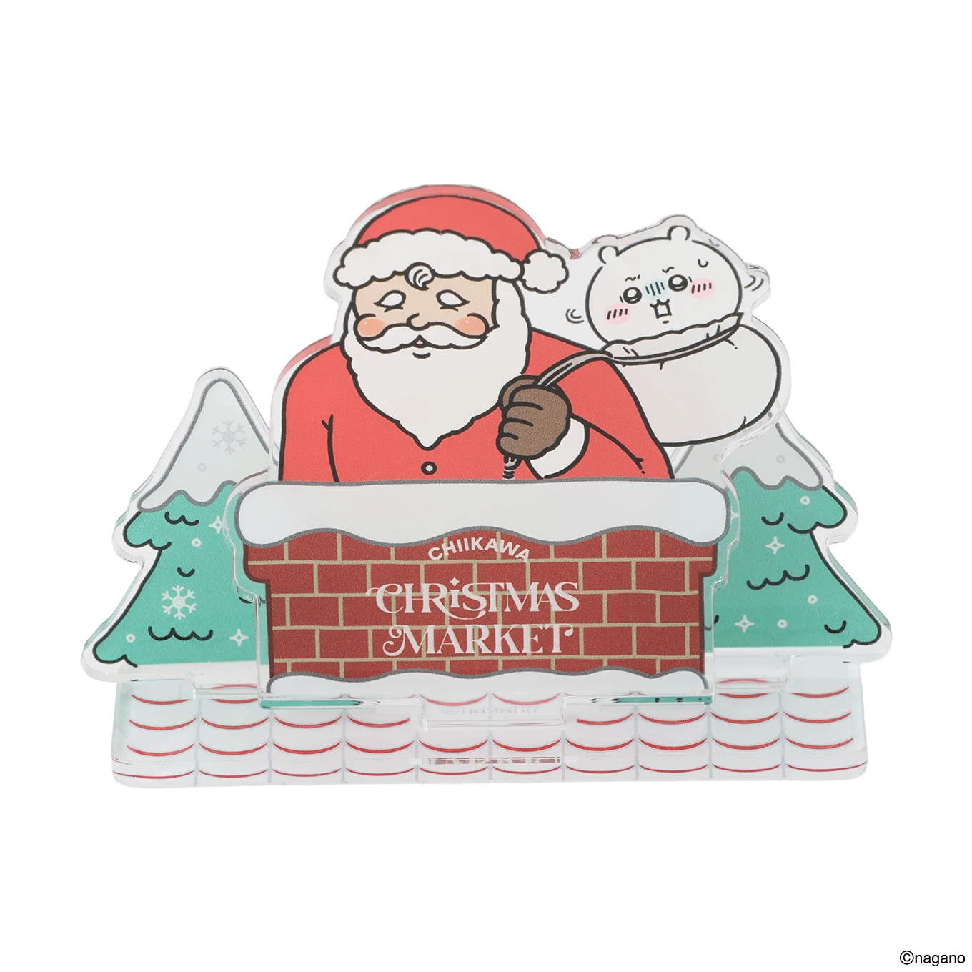 ちいかわクリスマスマーケット レイヤーアクリルスタンド（サンタさん）