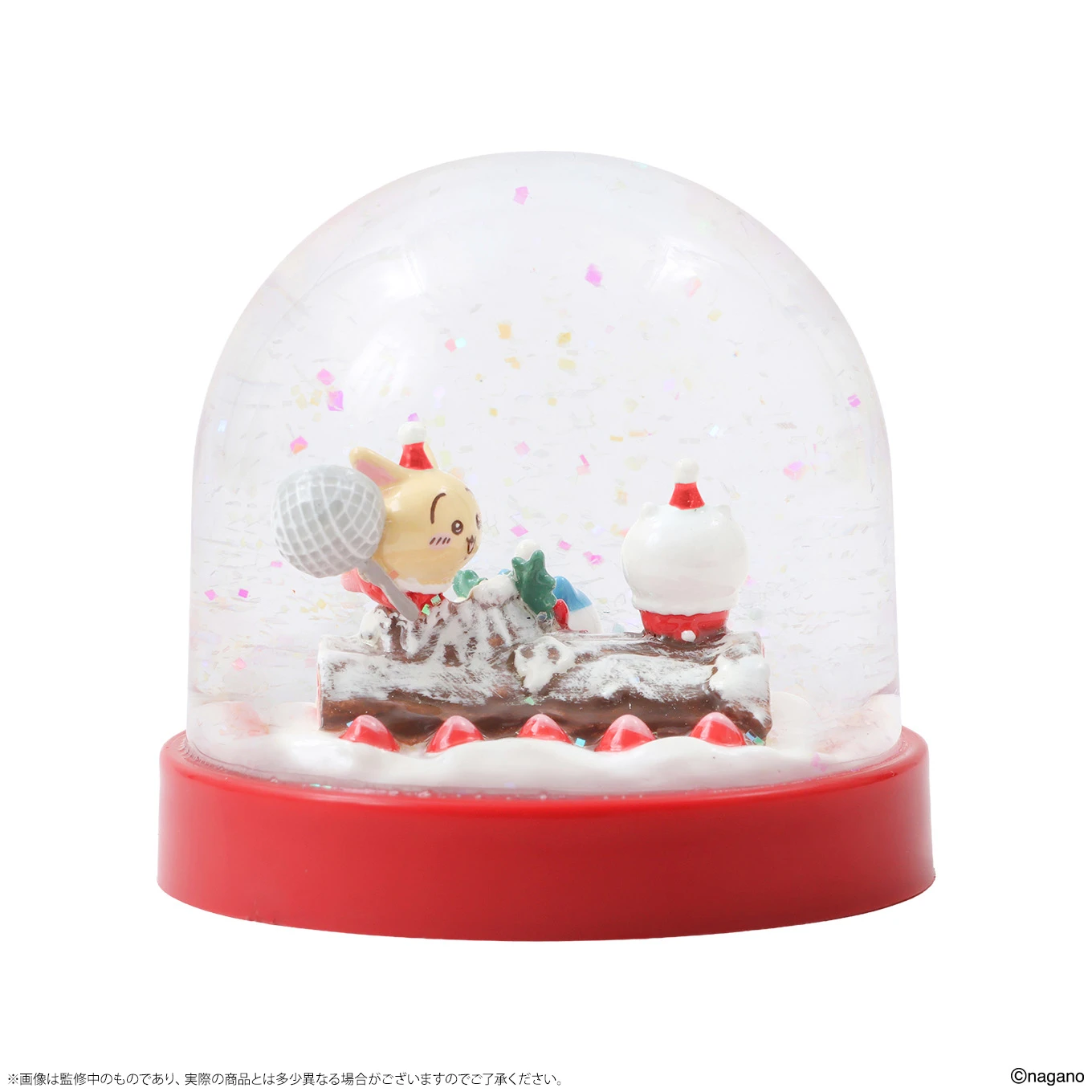 ちいかわクリスマスマーケット ブッシュドノエルなスノードーム 商品画像4