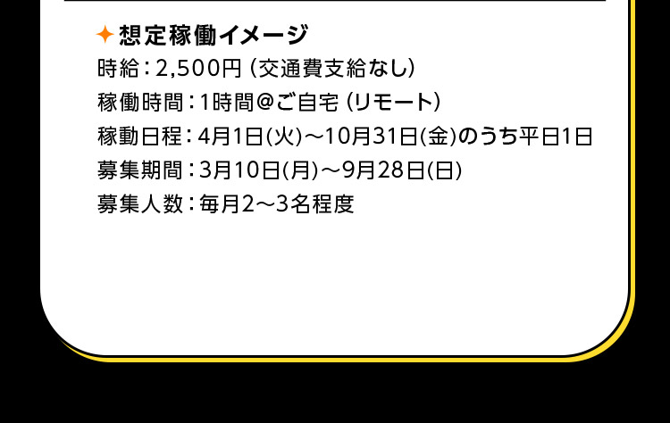 想定稼働イメージ