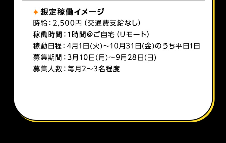 想定稼働イメージ