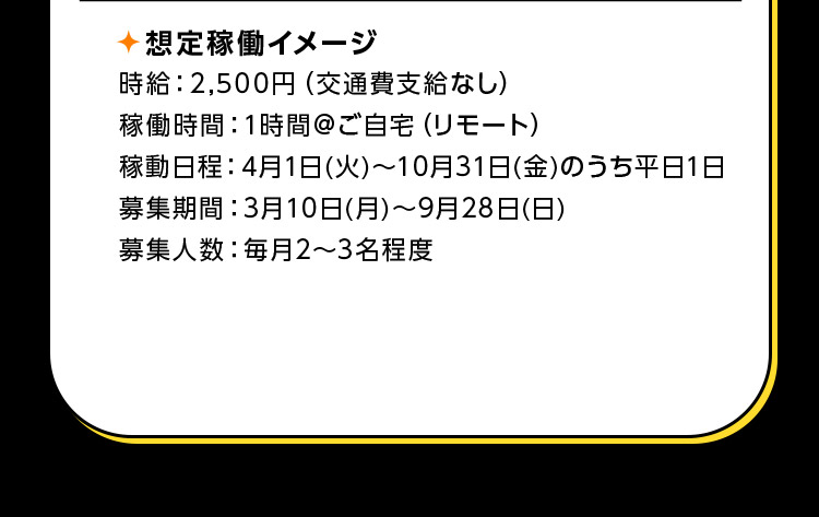 想定稼働イメージ